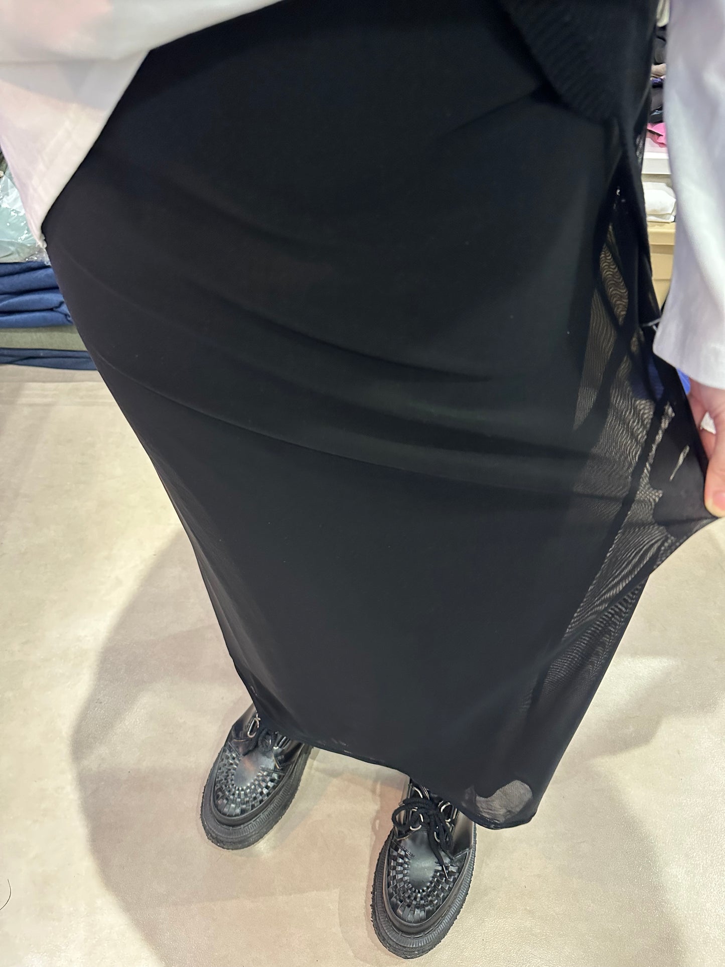 • FUSSY MADE • MESH LAYERING SKIRT