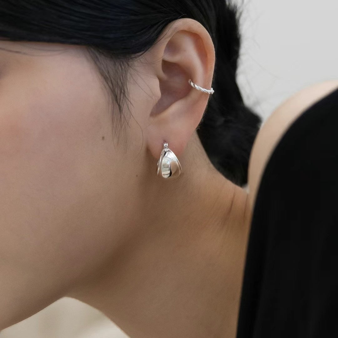 925 CURVE EARRINGS