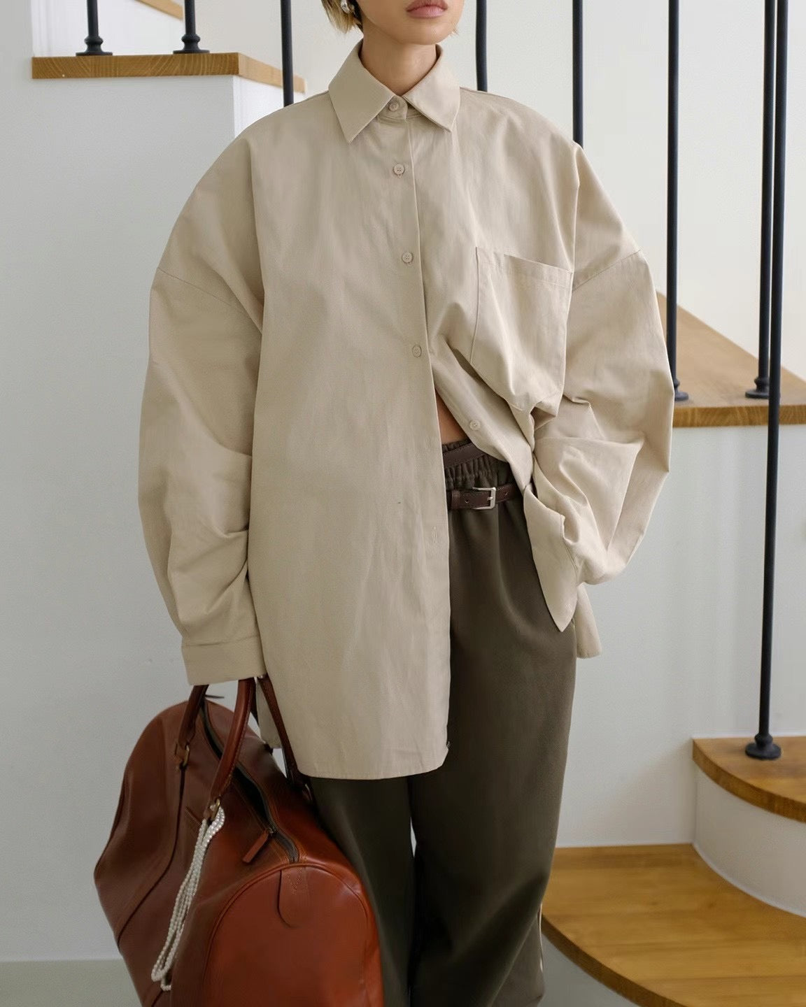 OVERSIZED FINE CUT SHIRT