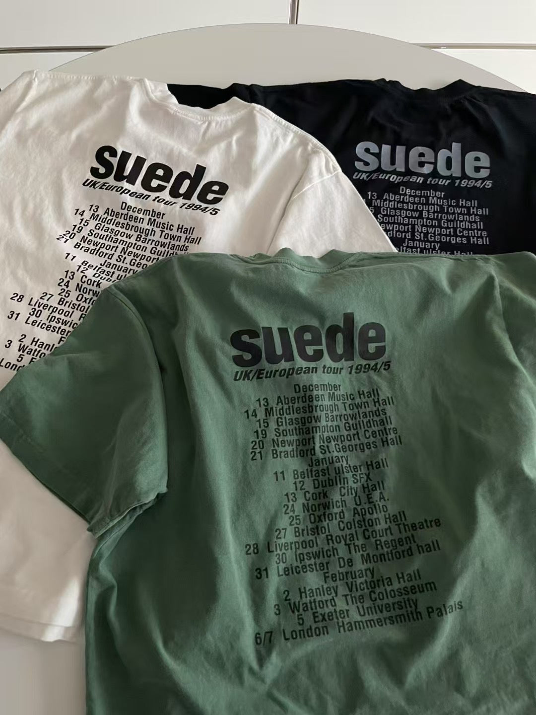 SUEDE TEE - 3 COLOURS