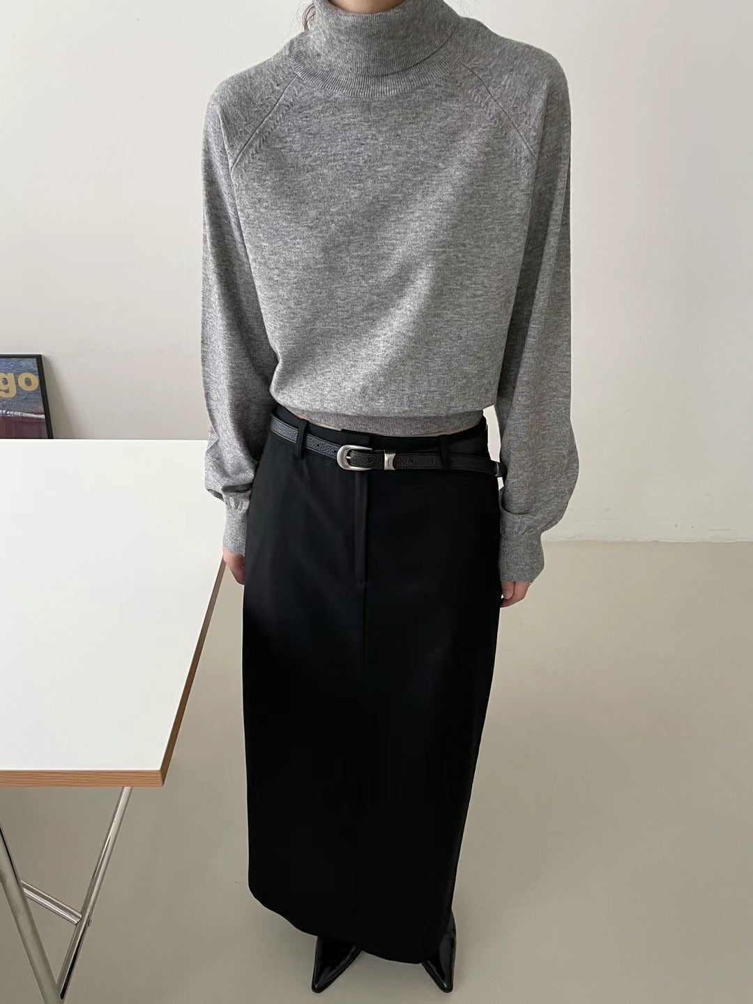 TURTLE NECK KNIT