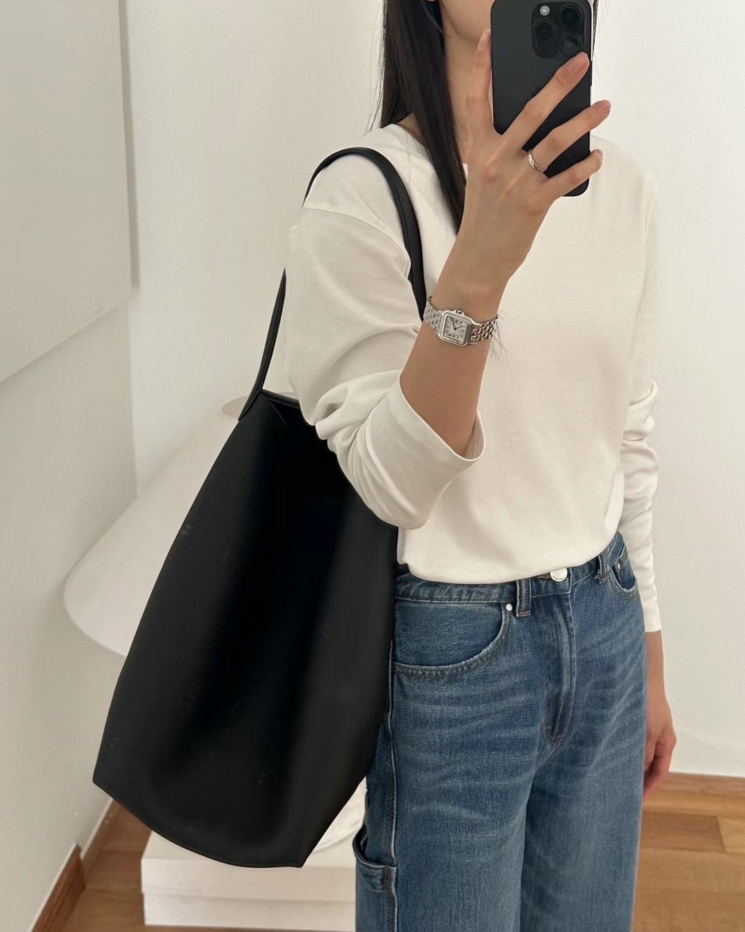 DAILY SILK COTTON TEE
