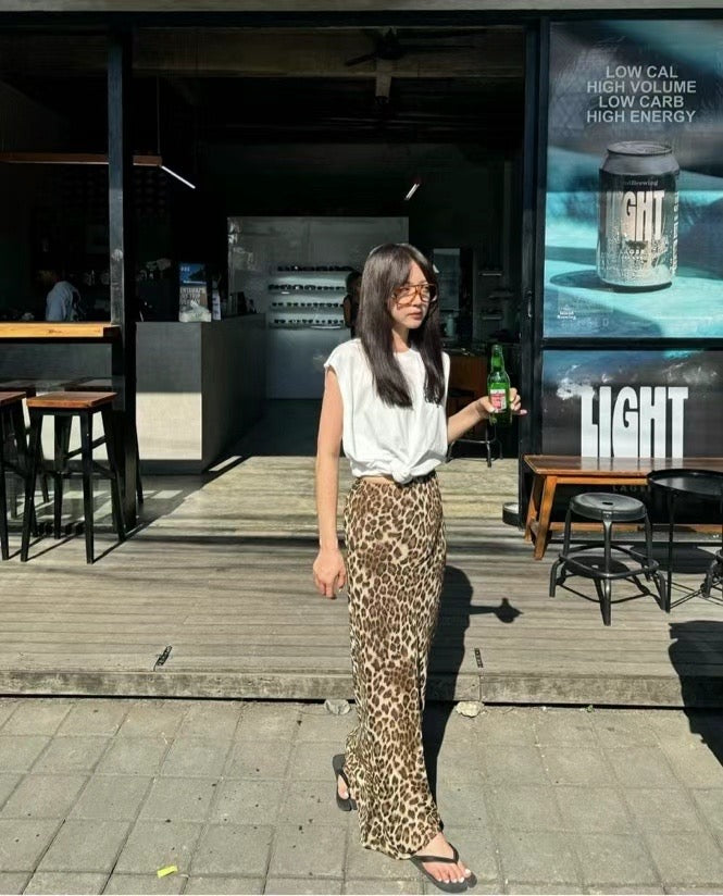 LEOPARD SKIRT