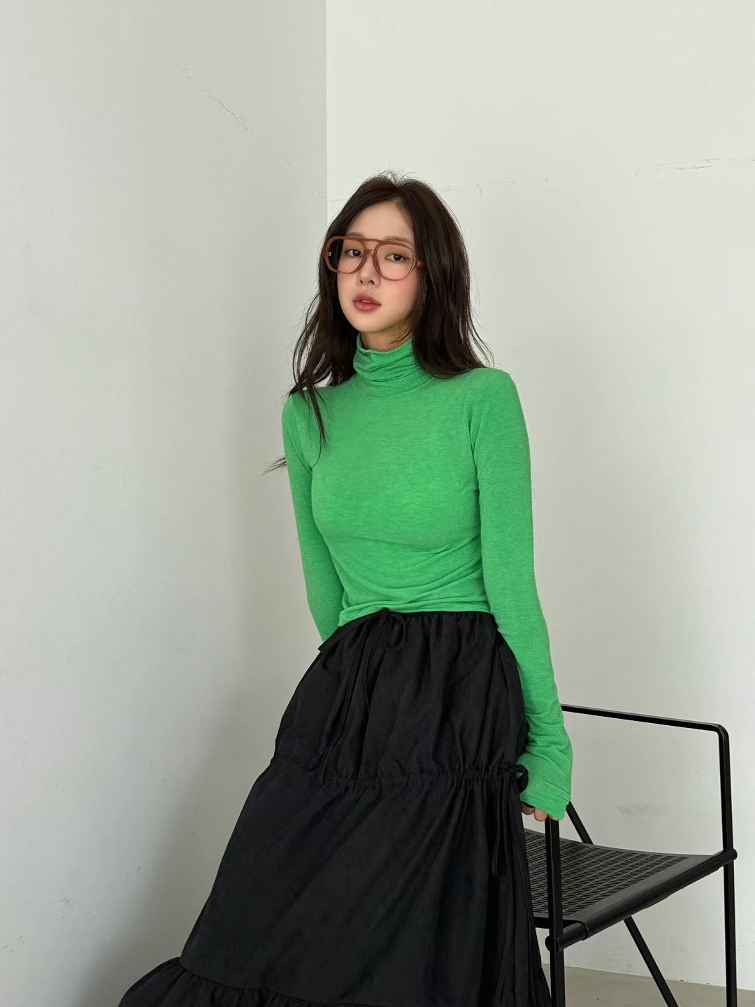 SOFT WOOL TURTLE NECK TOP - 5 COLOURS