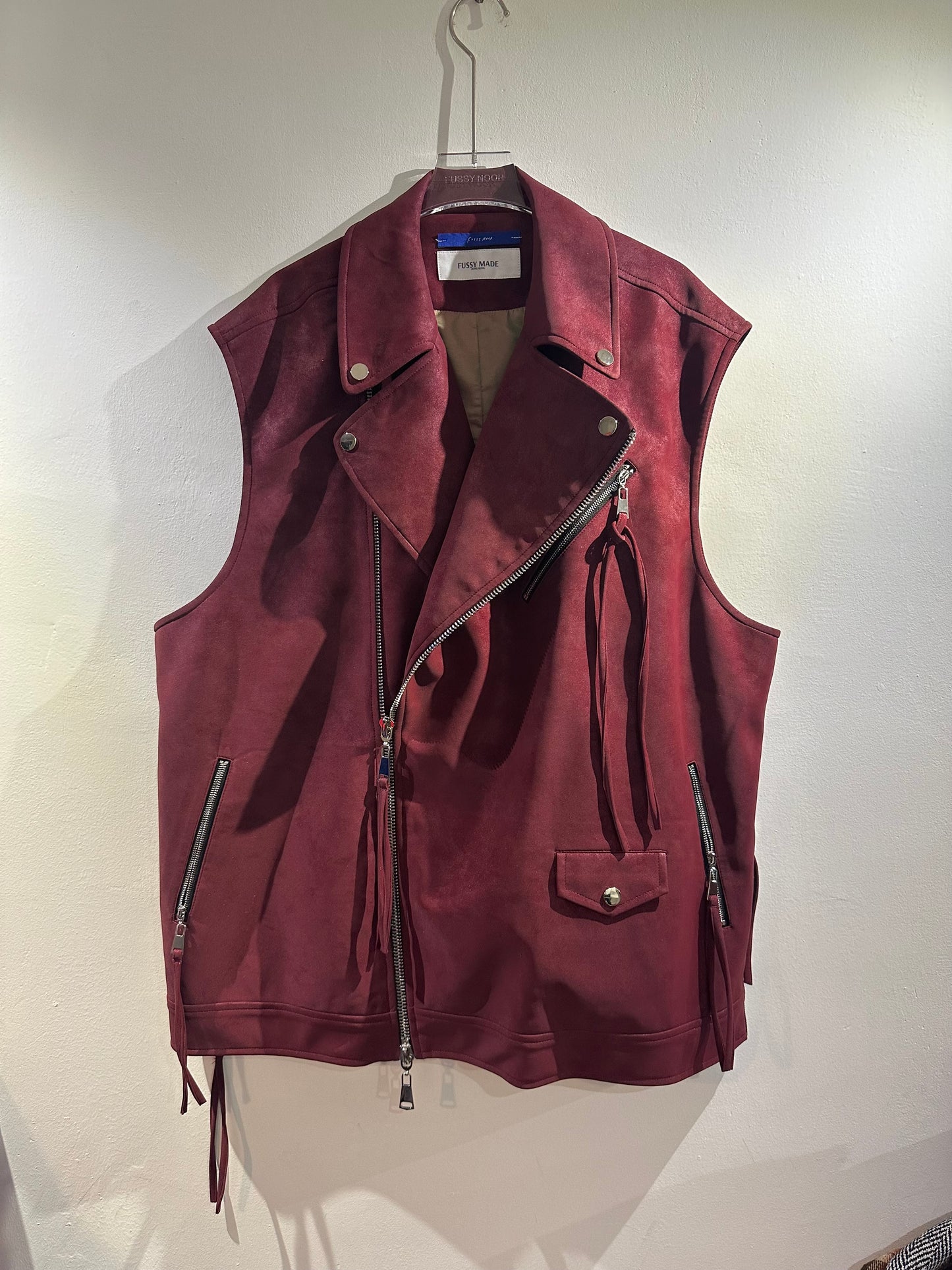 • FUSSY MADE • PU LEATHER BIKER