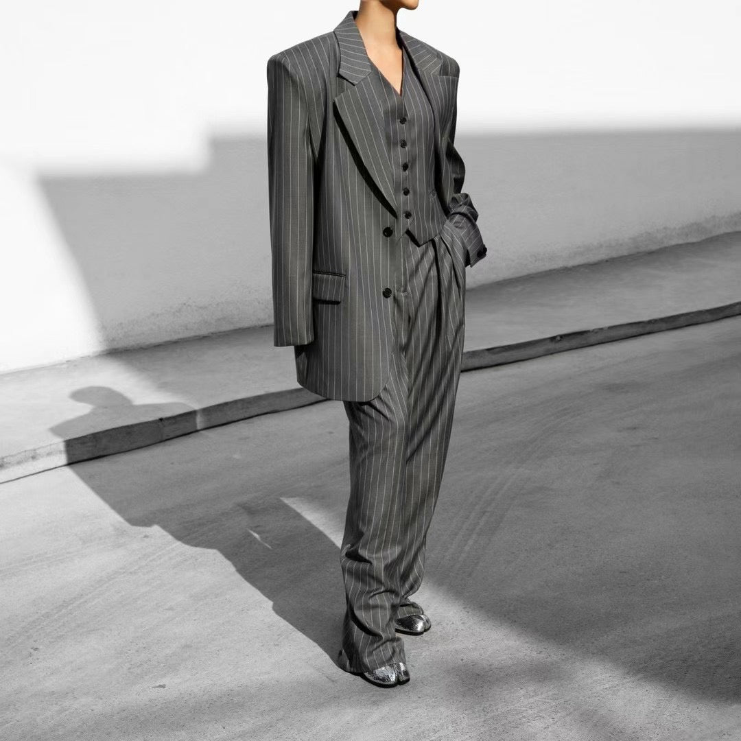 STRIPE SET (BLAZER)
