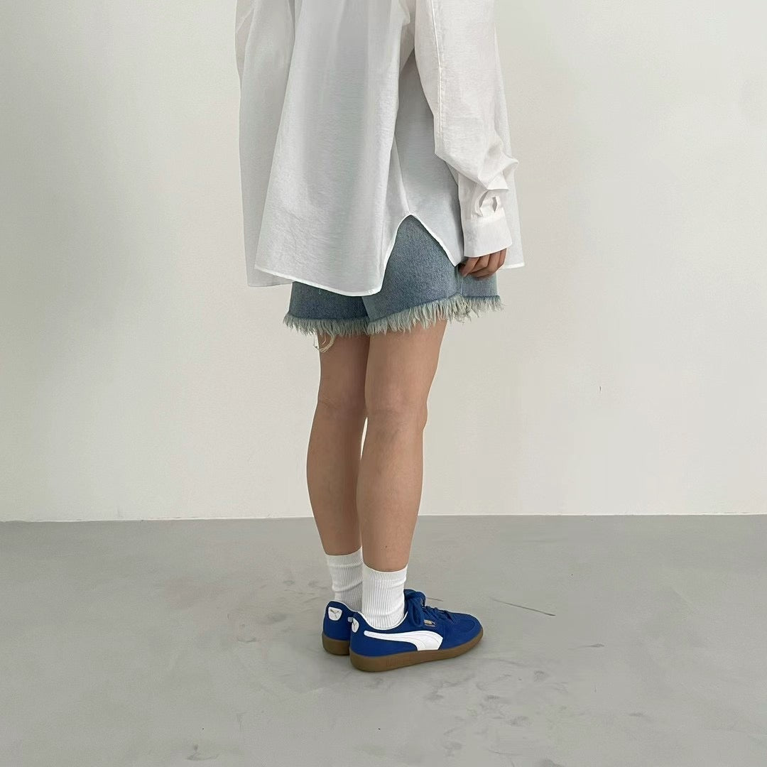 HIGH WAIST SOSO DENIM SHORTS
