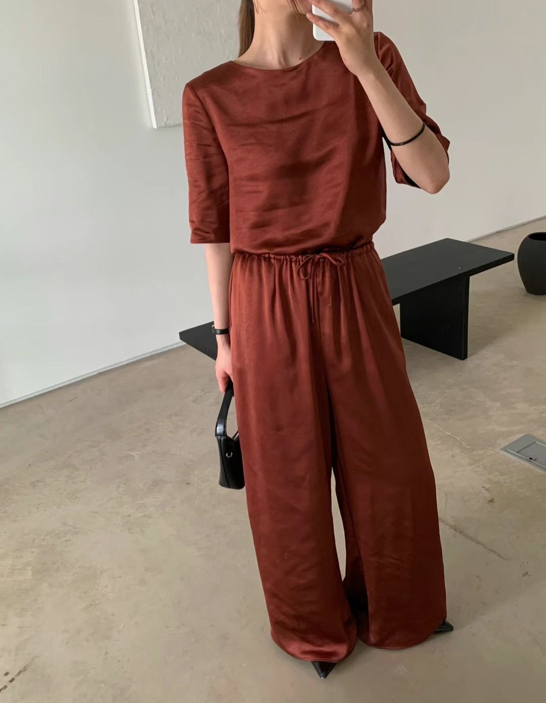 SATIN PANTS- 4 COLOURS