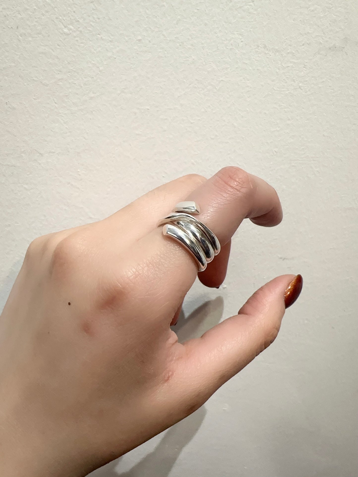 HANDMADE 925 ZIC ZAC RING
