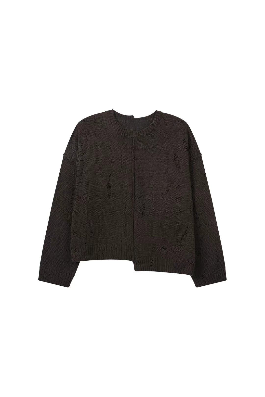 CENTRE SEAM DISTRESS KNIT