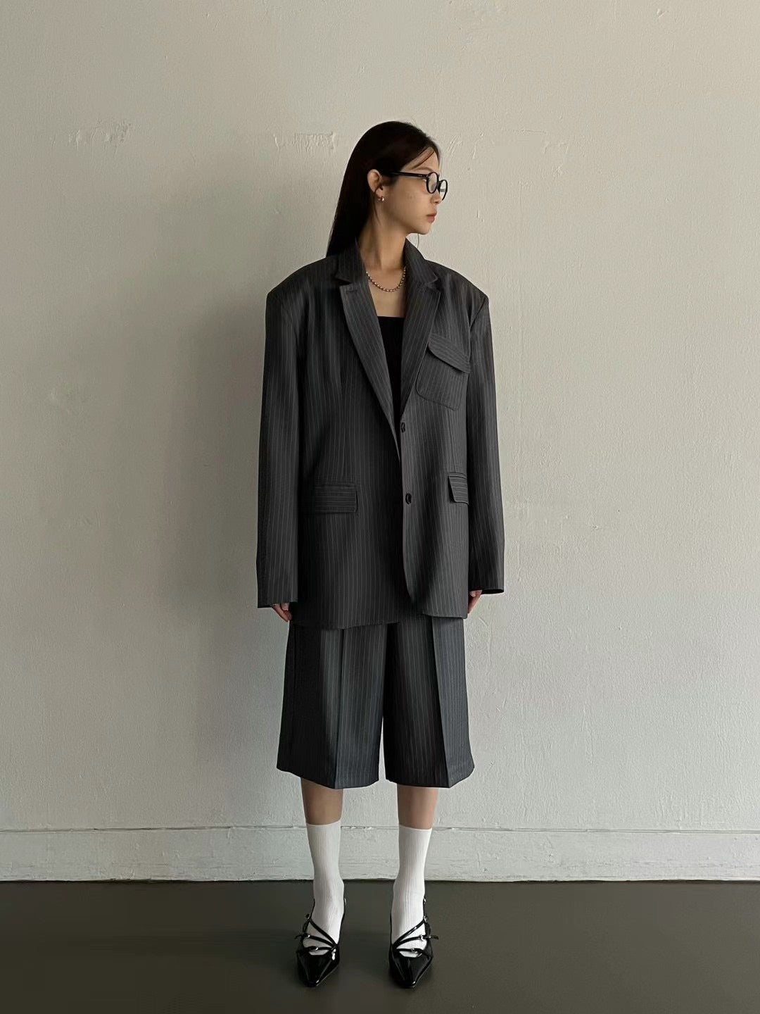 AUTUMN STRIPE SET (BLAZER)