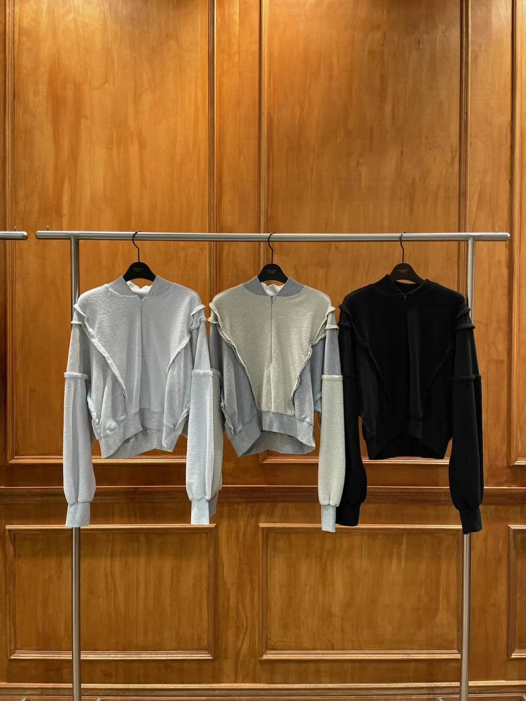 HALF ZIP UP COTTON TOP