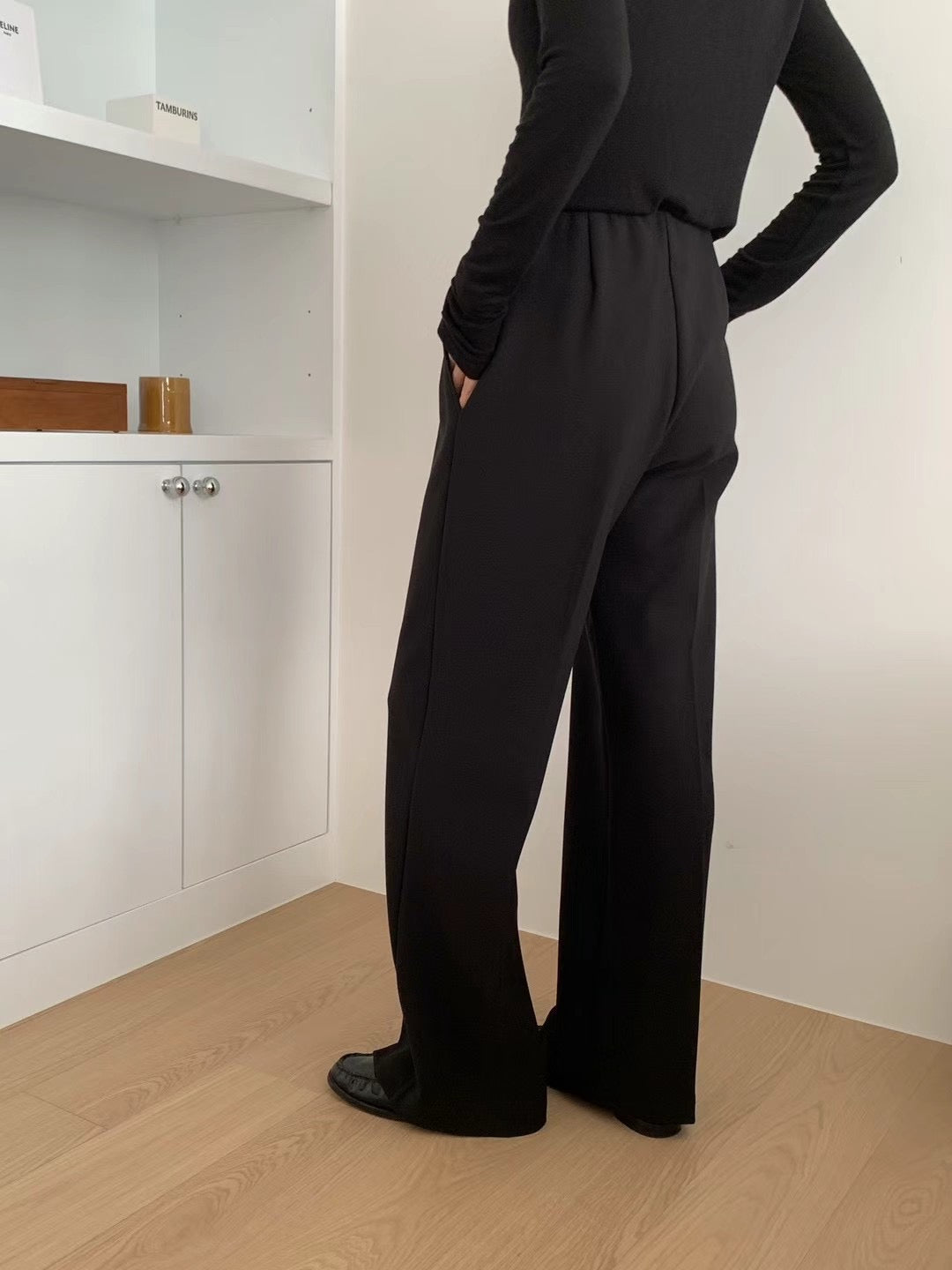 ELASTIC WAIST GOOD CUT PANTS