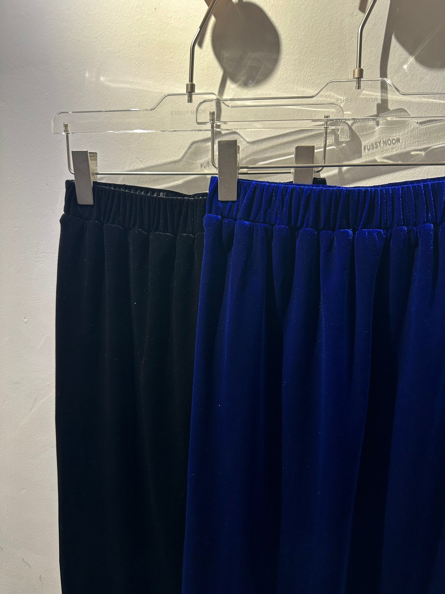 • FUSSY MADE • VELVET PENCIL SKIRT