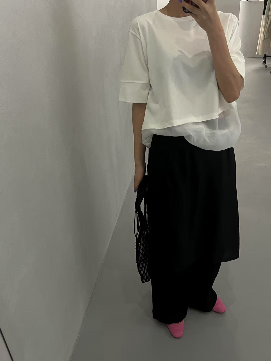 WAIST BANDED LAYERED TOP