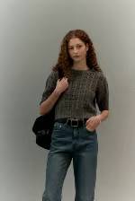 SQUARE BUCKLE LEATHER BELT