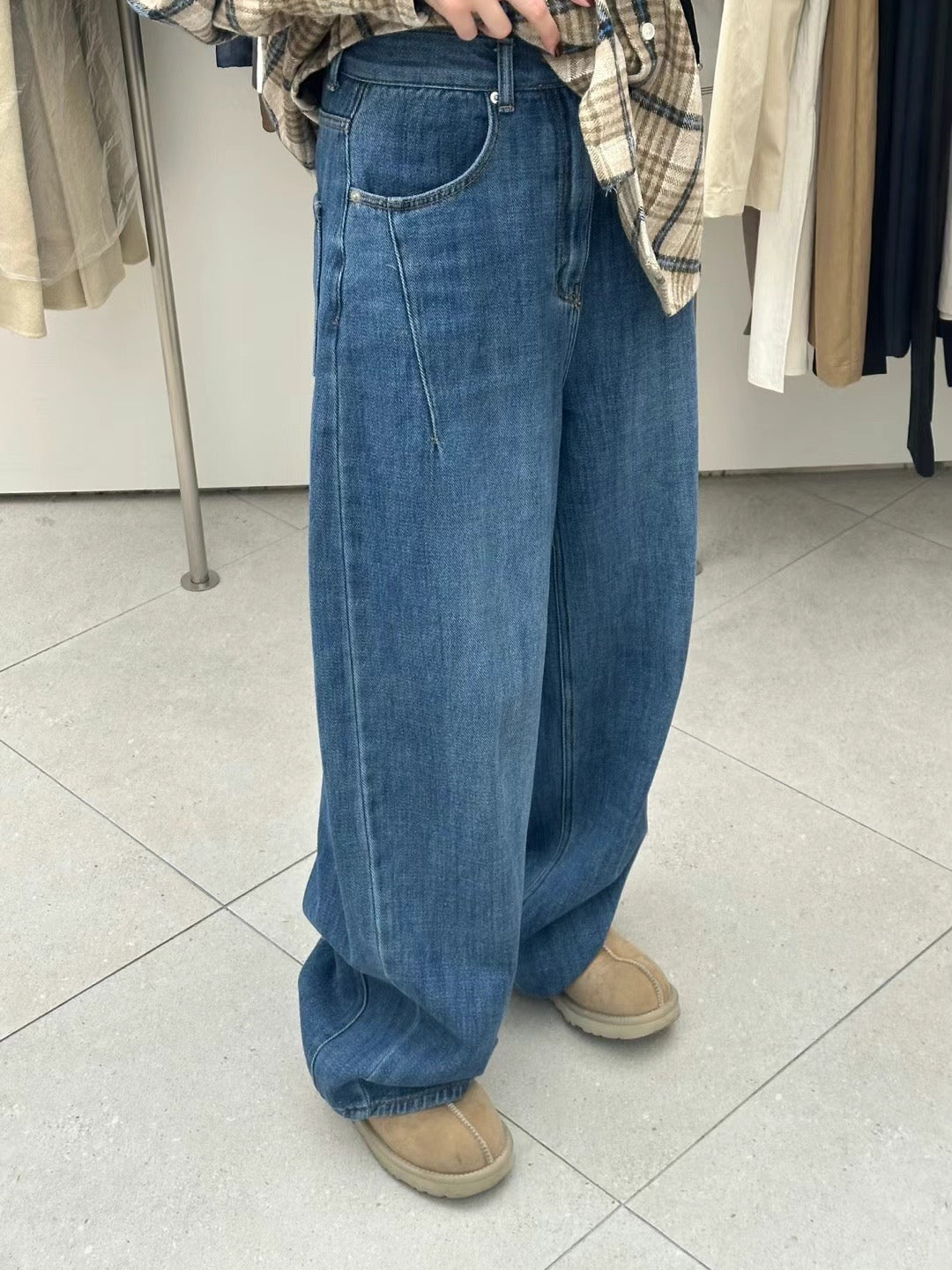 BALOON CUTTING JEANS - 1 COLOUR
