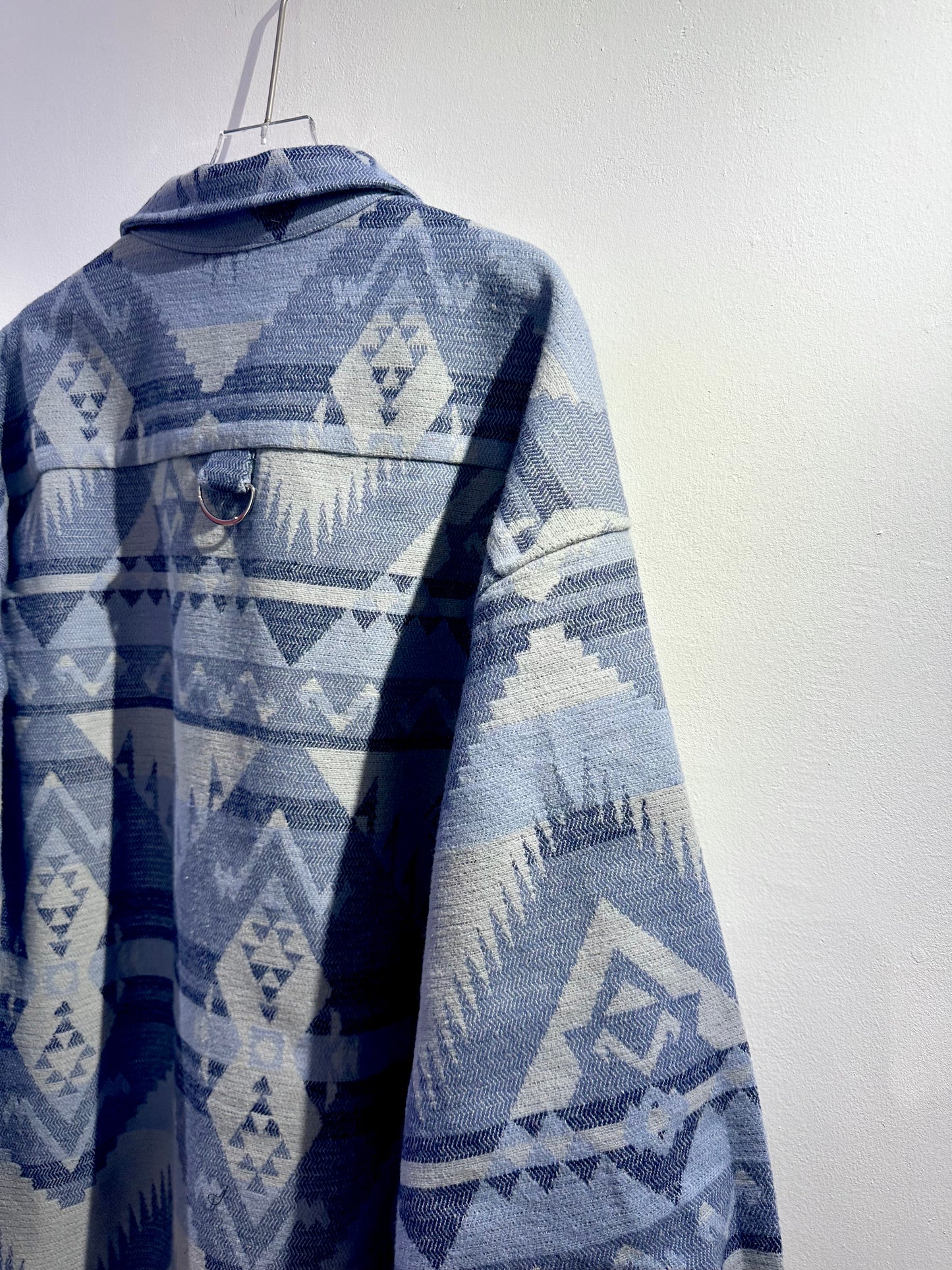 • FUSSY MADE • WOVEN TETRIS SHIRT