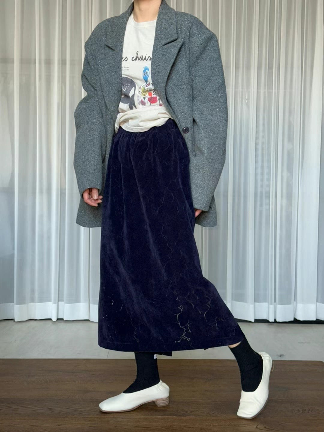 !!!EARLYBIRD SPECIAL OFFER until Sunday!!! HANDMADE JAPAN WOOL BLAZER - GREY ONLY
