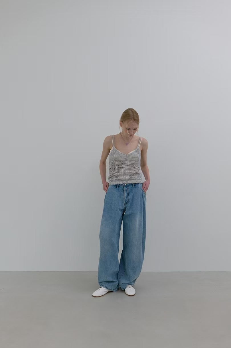 CLEAN BARREL JEANS