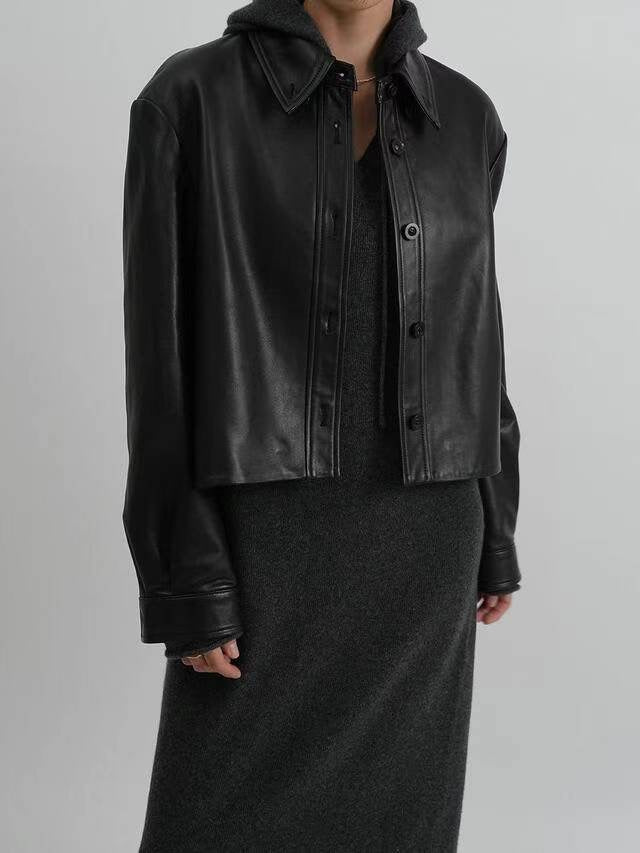 SHEEPSKIN SHORT JACKET