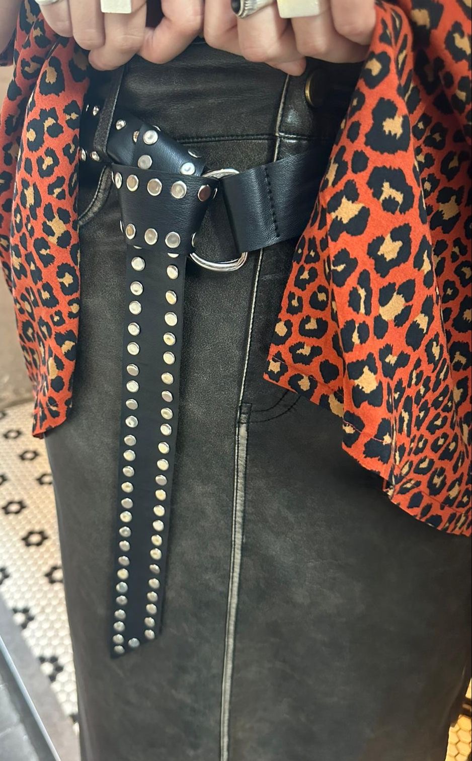 • FUSSY MADE • LEOPARD PRINTED SHIRT