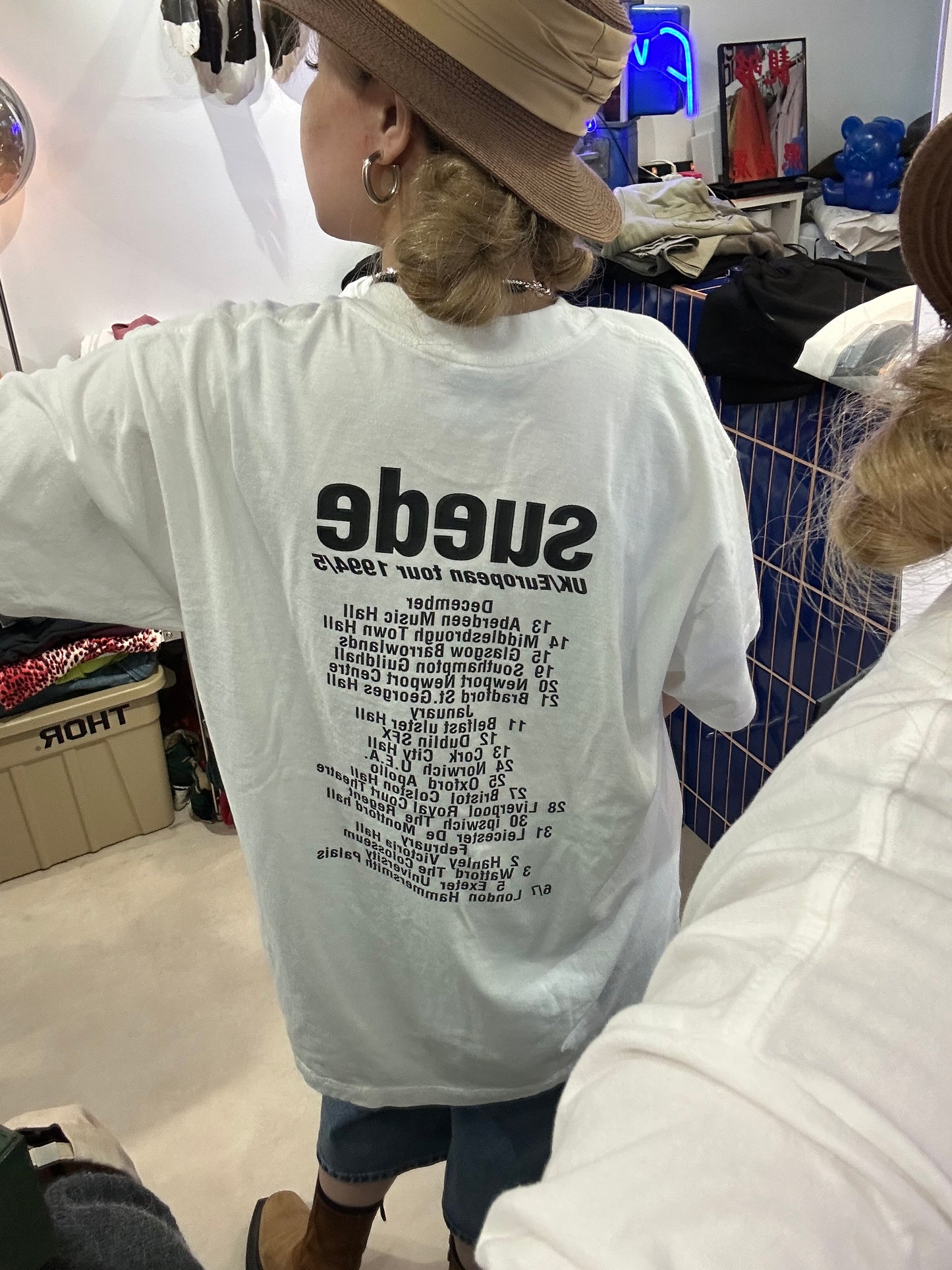 SUEDE TEE - 3 COLOURS