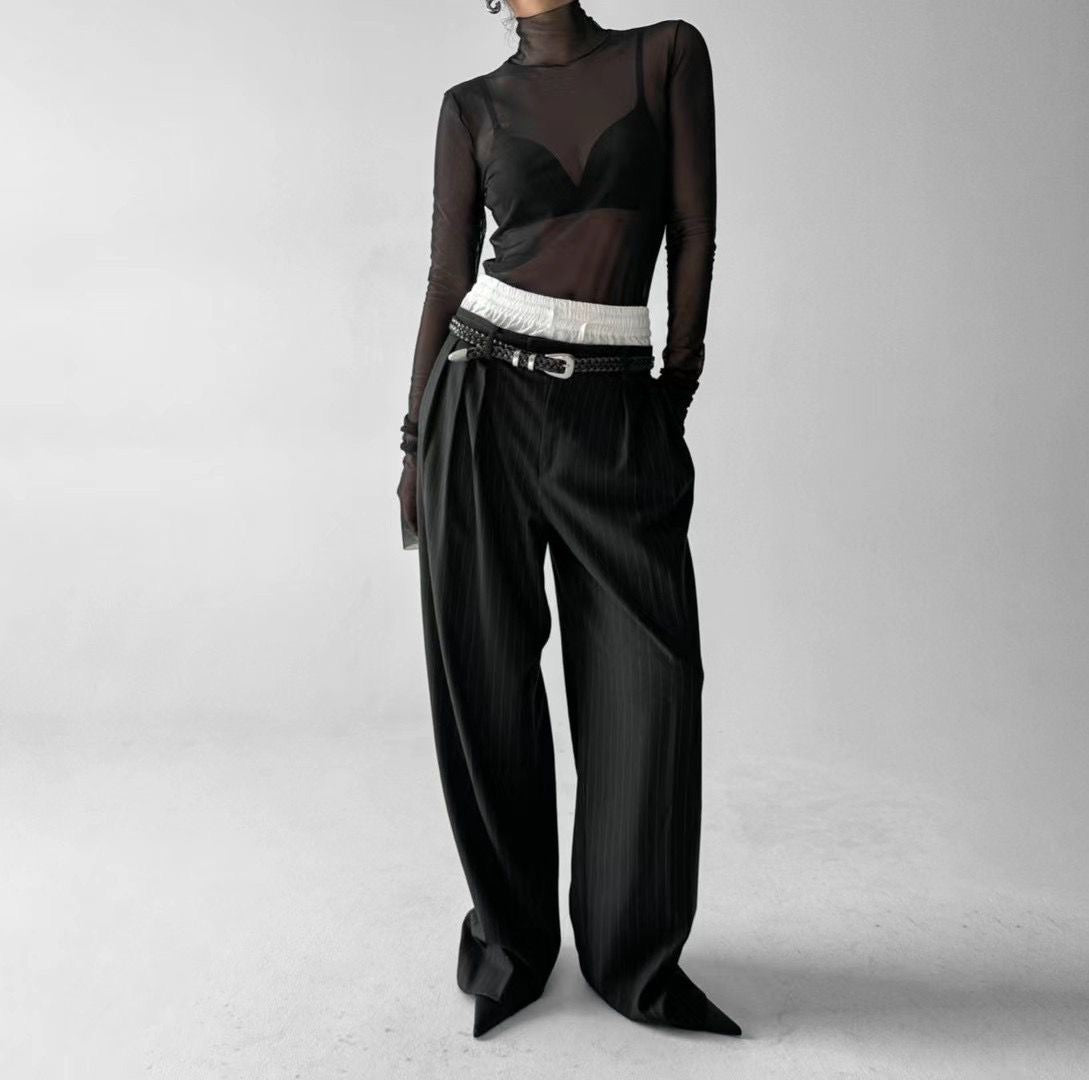 Maroney Pleated Boxer Trousers