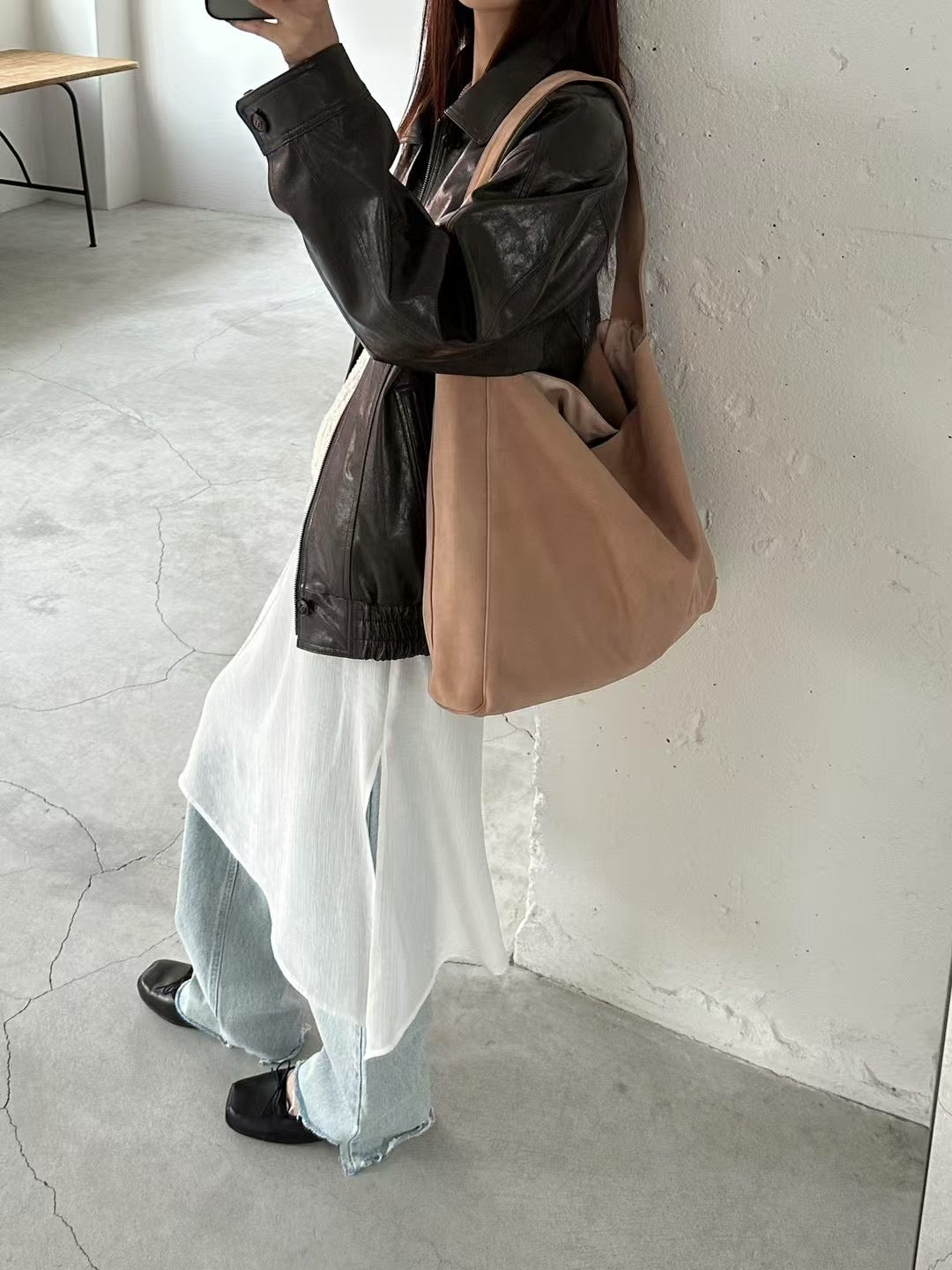 SHEEP LEATHER BAG