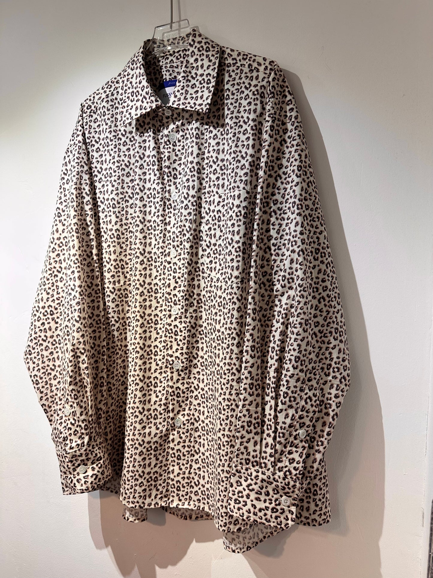 • FUSSY MADE • BLONDE LEOPARD SHIRT