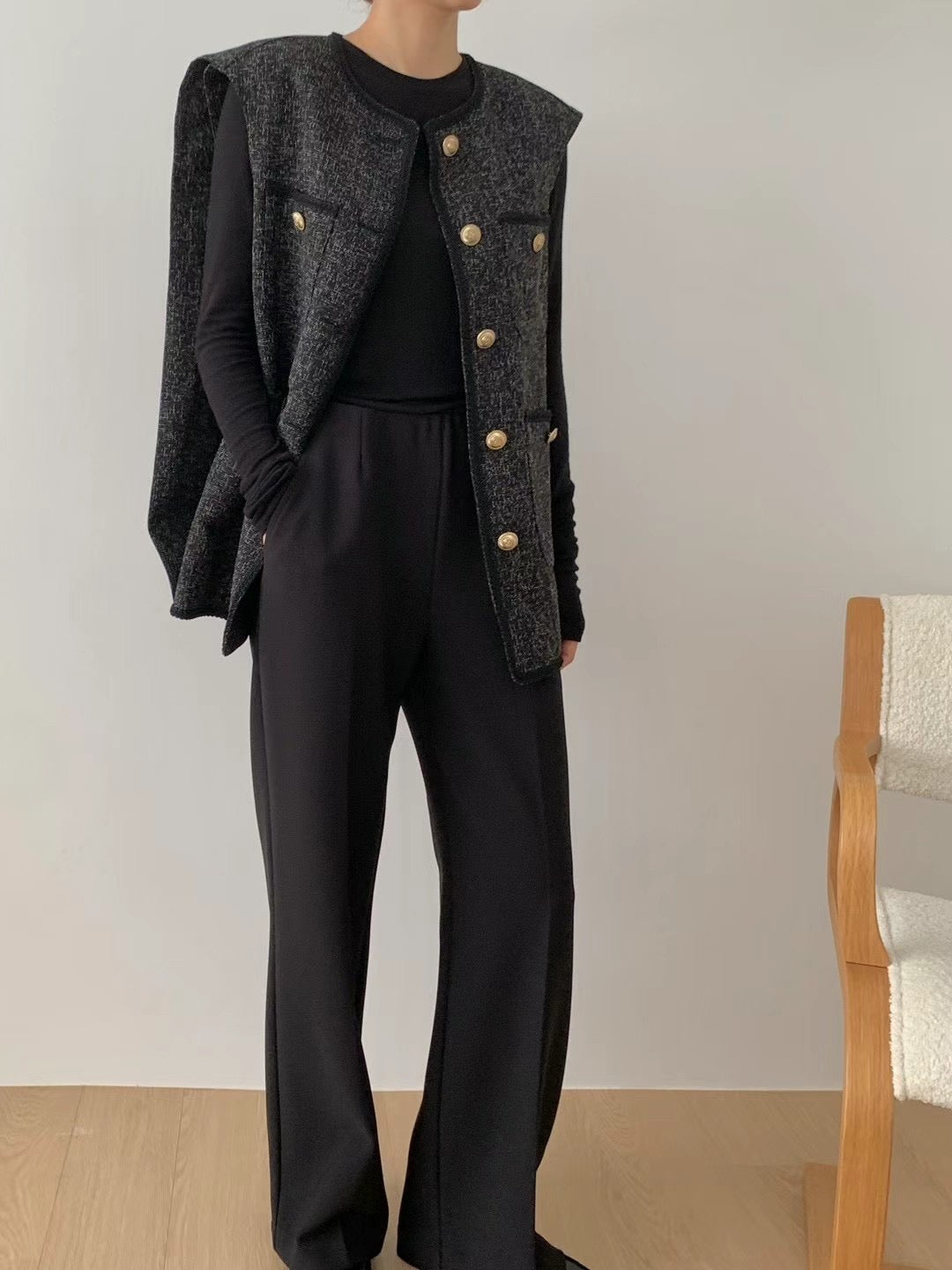 ELASTIC WAIST GOOD CUT PANTS