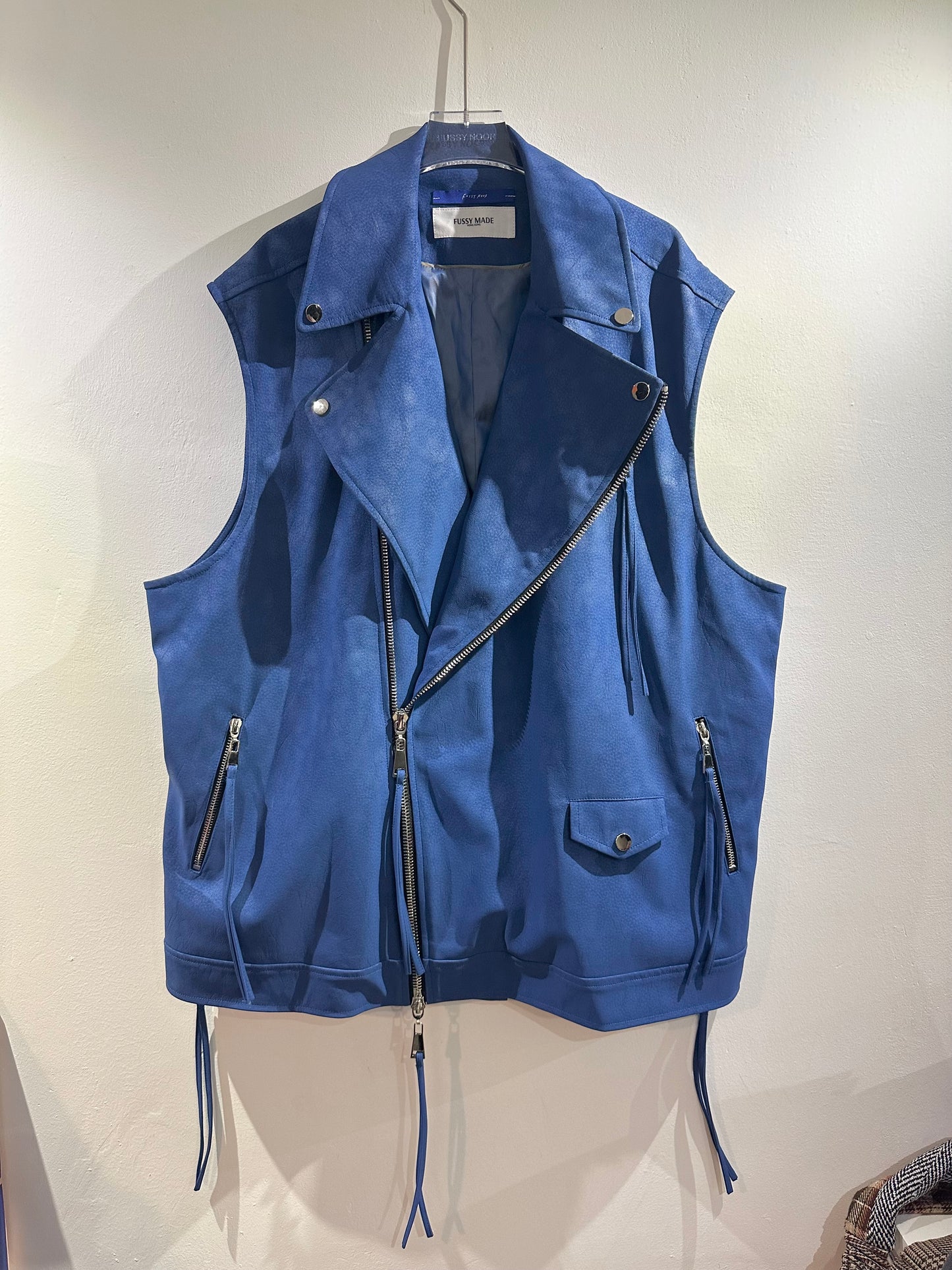 • FUSSY MADE • PU LEATHER BIKER