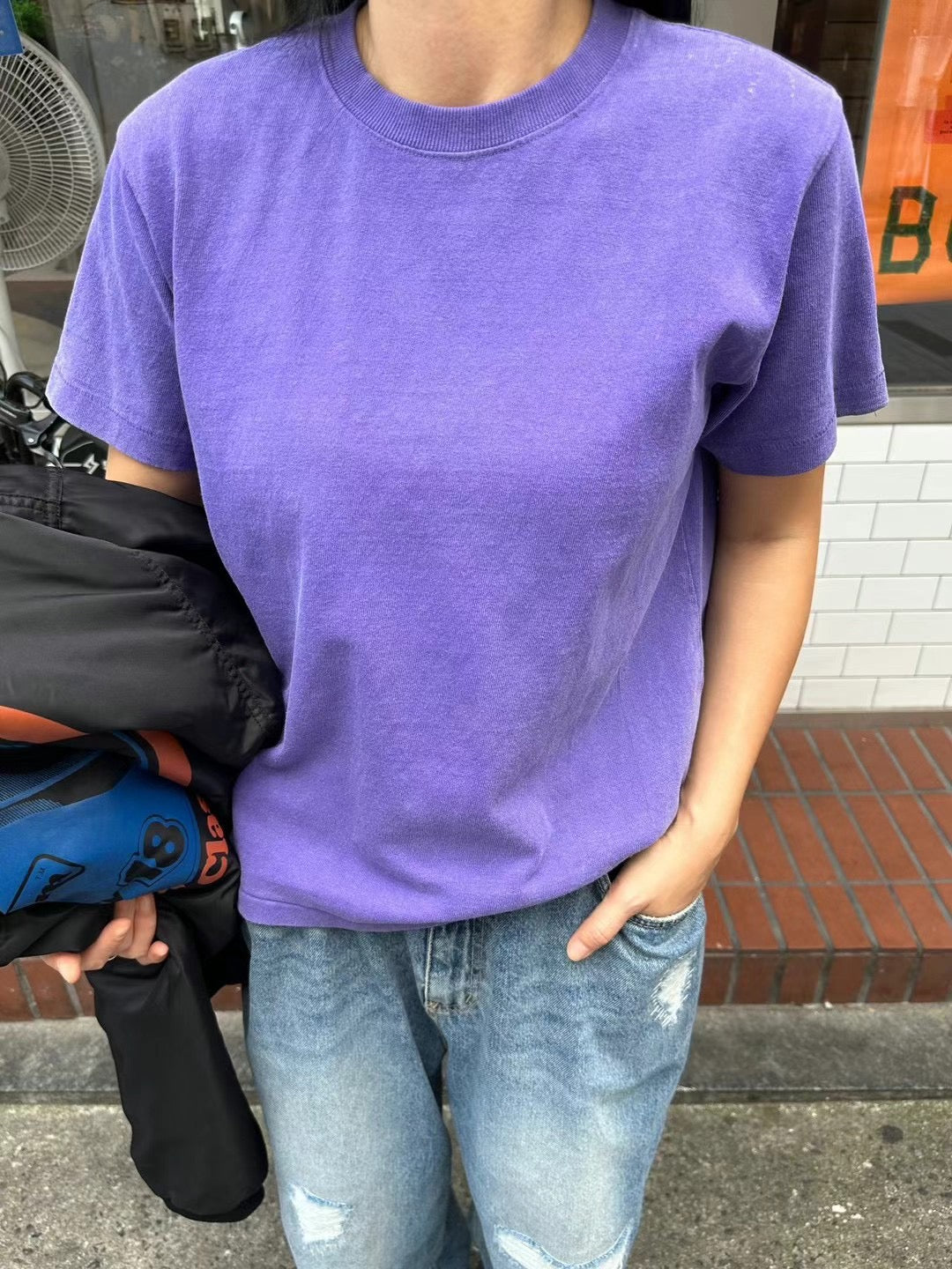 WASHED FIT CUT TEE
