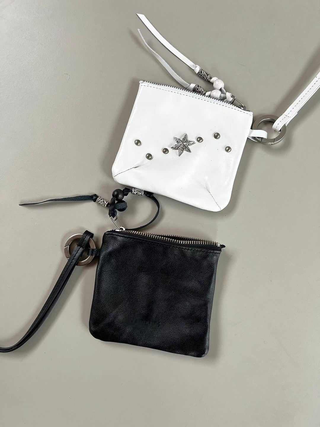 LEATHER COINS BAG