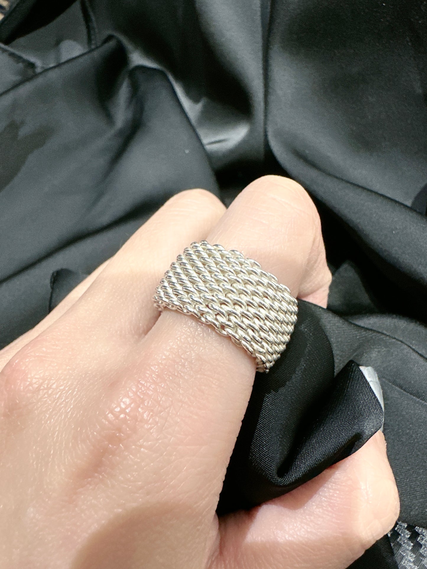 HANDMADE 925 FLAT WIRE RING