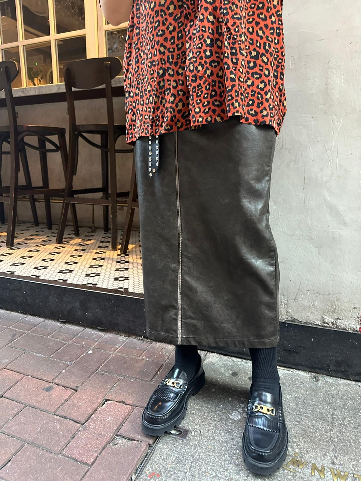 • FUSSY MADE • LEOPARD PRINTED SHIRT