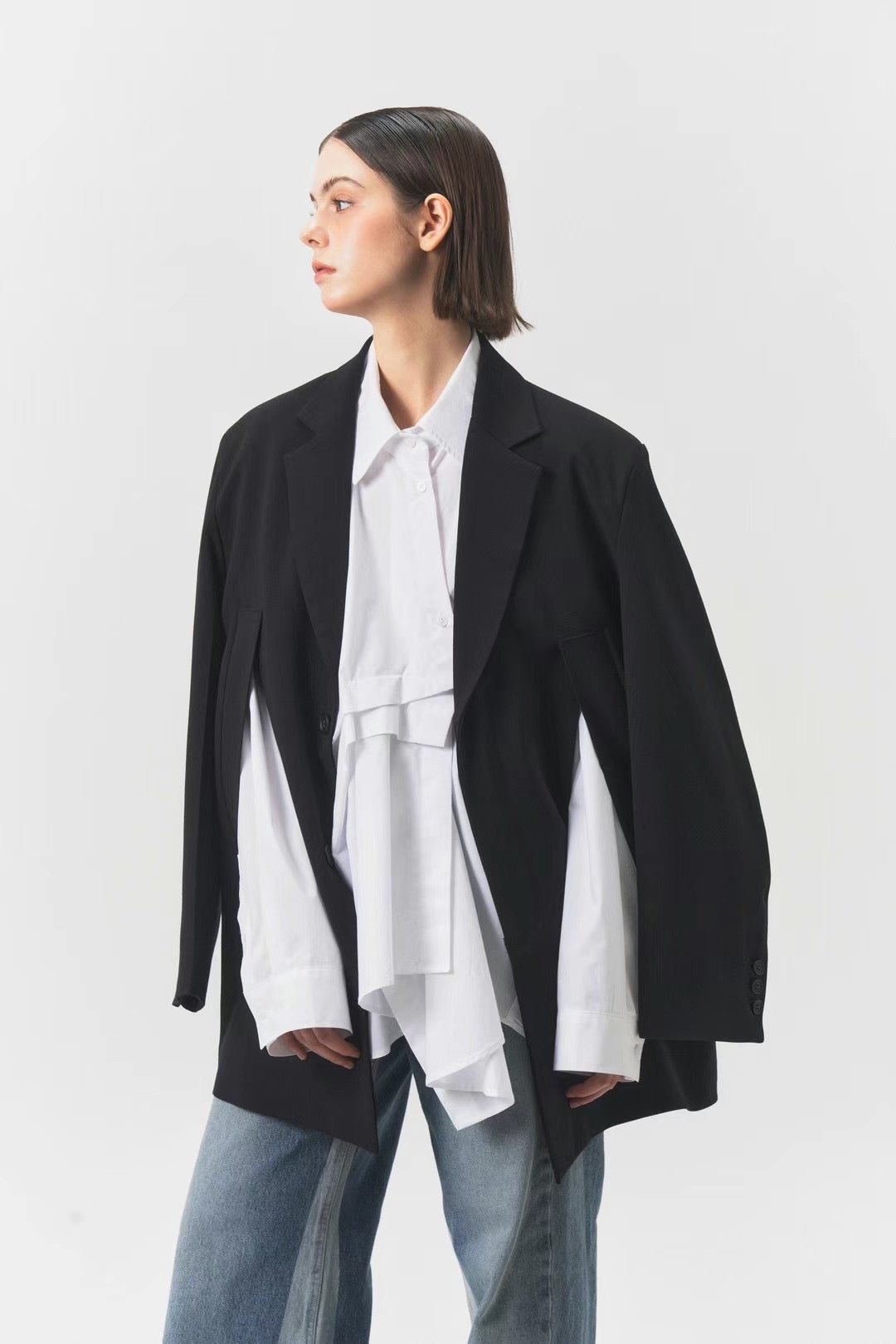 2WAY CAPE BLAZER