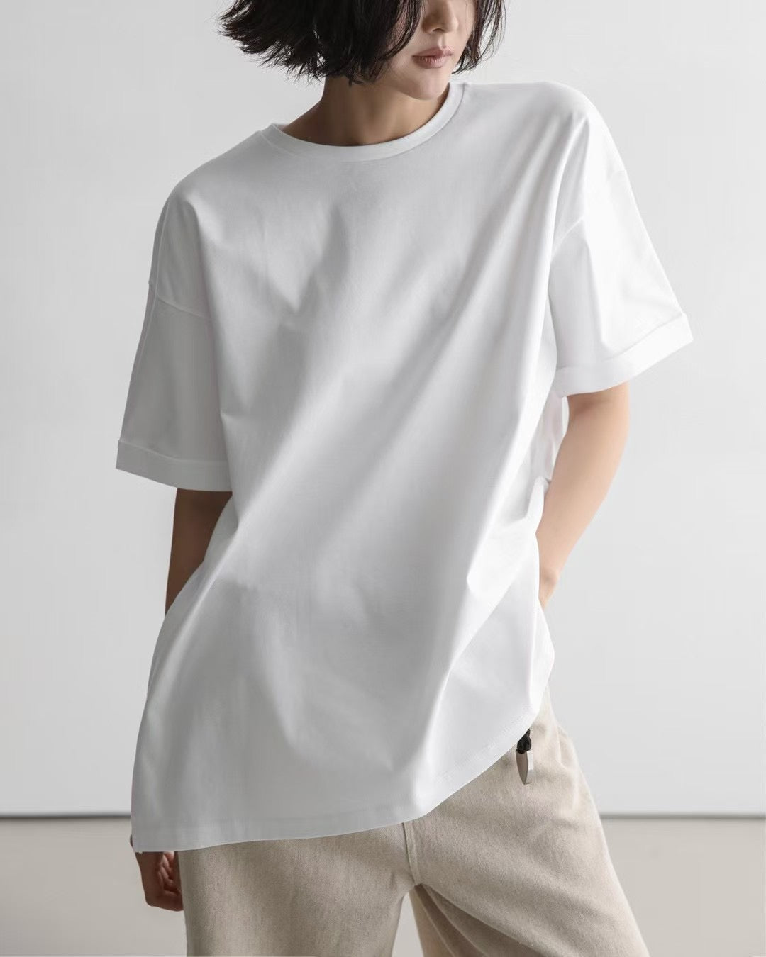 PREMIUM FOLDED SLEEVES TEE