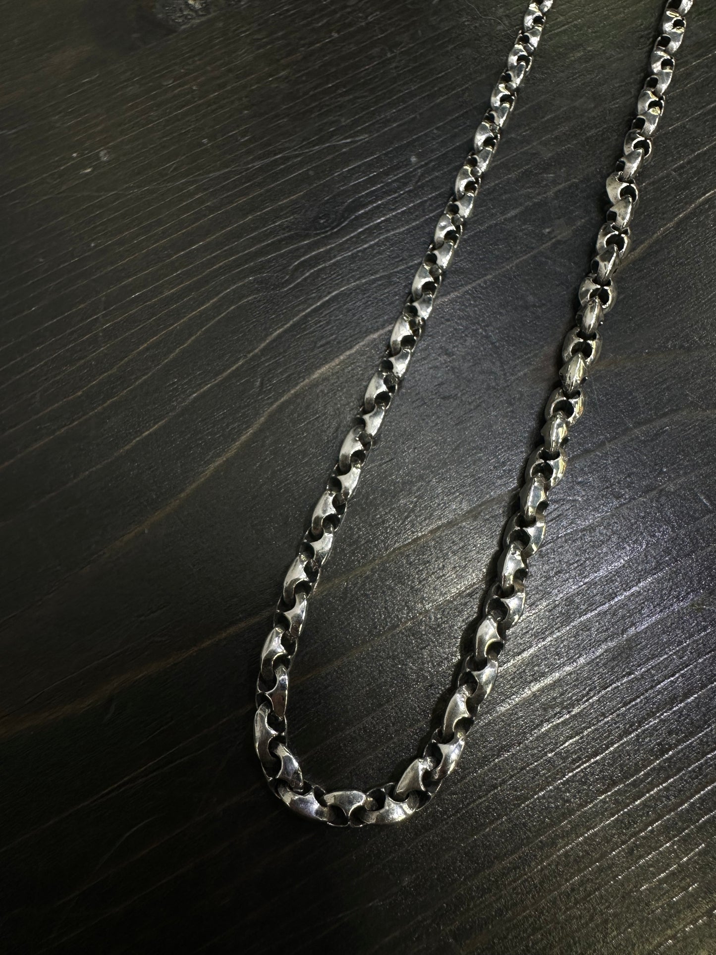 HANDMADE 925 DOUBLE HOLE CHAIN NECKLACE