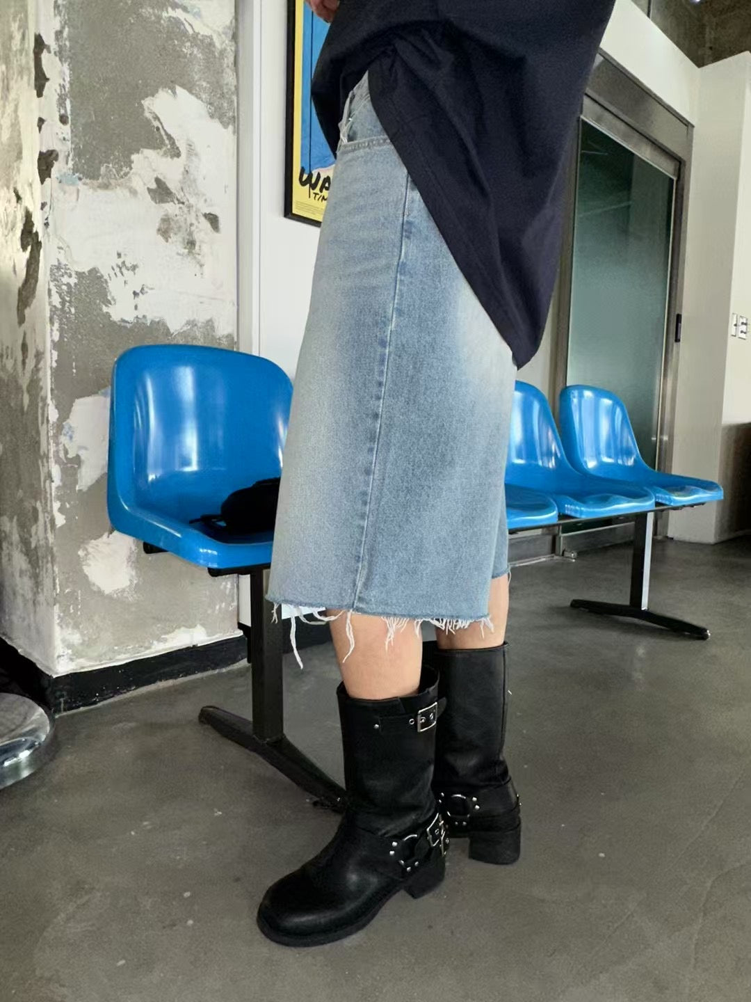 SS25 OVERSIZE DENIM SHORTS