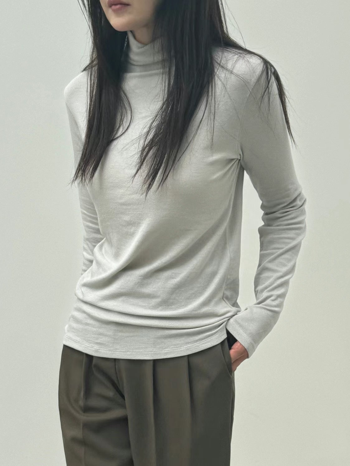 BASIC TURTLE NECK SOFT TOP