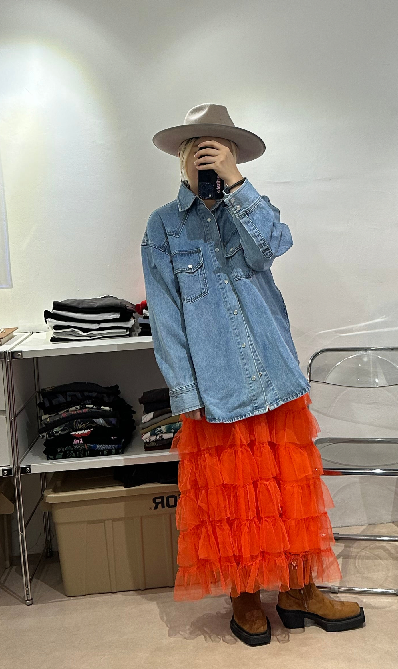 DENIM SHIRT JACKET