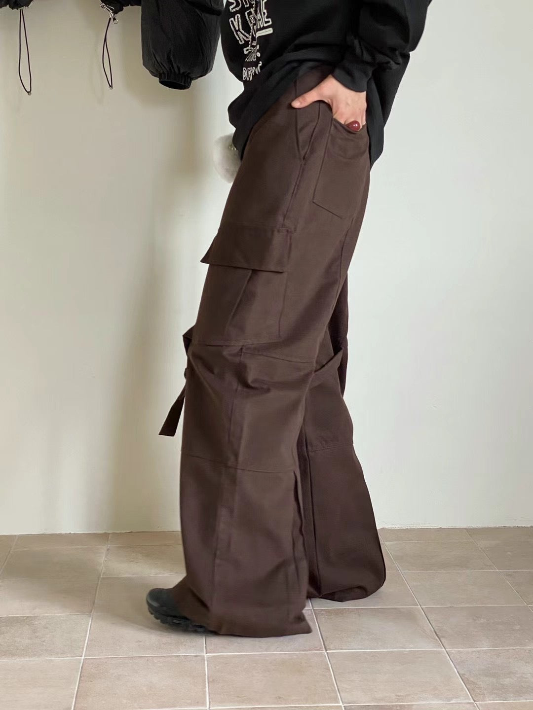 !!!LAST ORDER - SPECIAL OFFER until Sunday!!! DETAILED FLAP POCKET CARGO PANTS