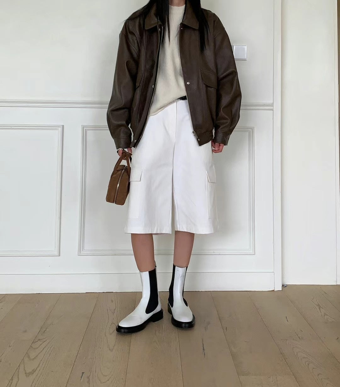 STRAIGHT CUT CHINO SHORTS