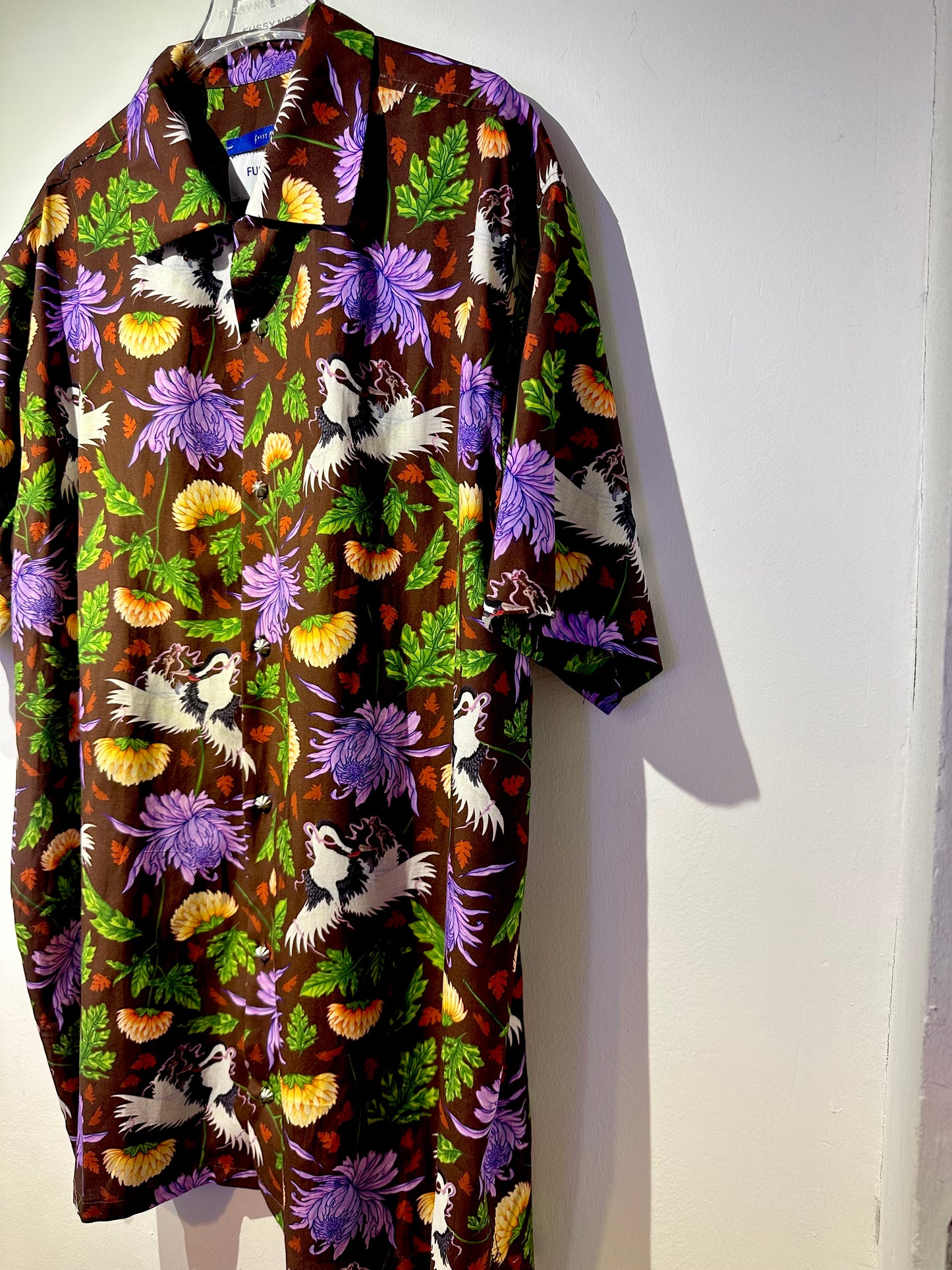• FUSSY MADE • CRANE PEONY SHIRT