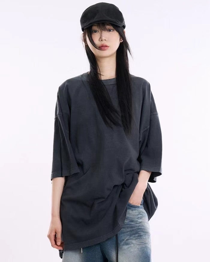 WASHED COLOUR GOOD CUT TEE