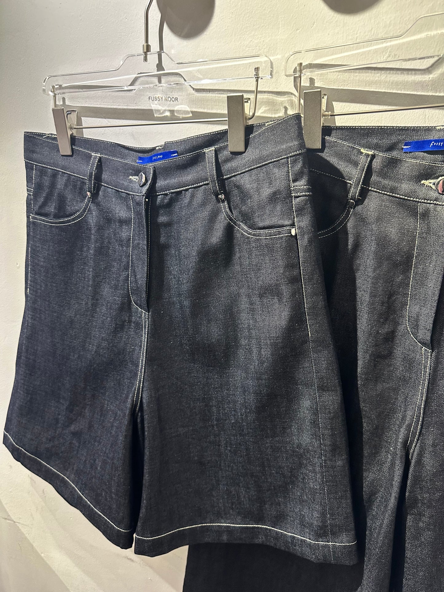 • FUSSY MADE • RAW DENIM SHORTS (JAPAN FABRIC)