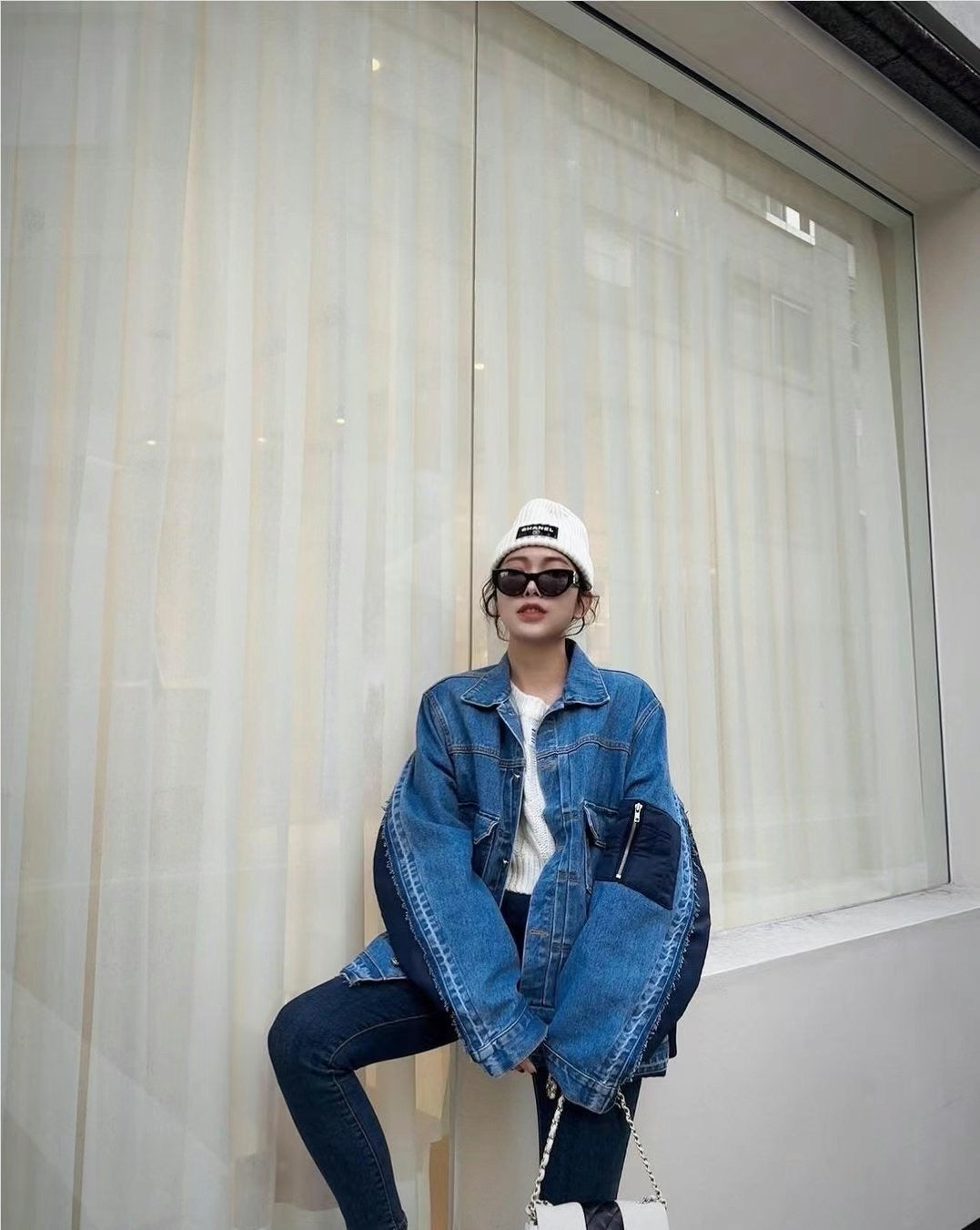 HALF DENIM JACKET