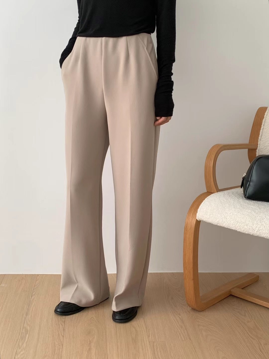 ELASTIC WAIST GOOD CUT PANTS