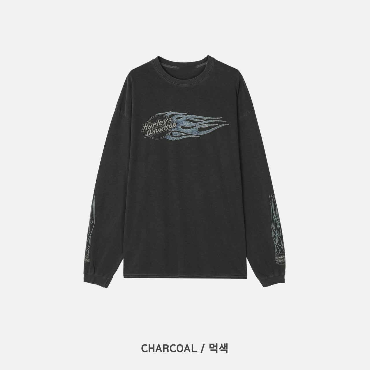 BLUE FLAME HARLEY PIG SHIBORI LONG SLEEVES